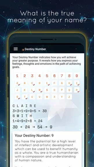 Numeroscope-Numerology,Numbers ဖန်သားပြင်ဓာတ်ပုံ 1