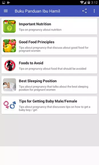 Pregnancy Guide Schermafbeelding 3